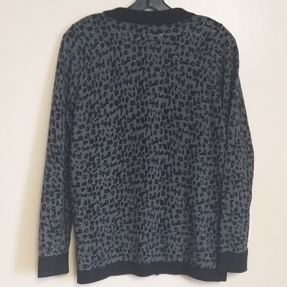 I ♡ Ronson buttoned-down cheetah print cardigan - Picture 2 of 5